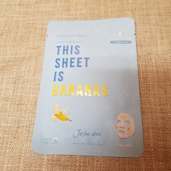 Jeju:en Other - 🆕️ This Sheet Is Bananas: hydrating sheet mask